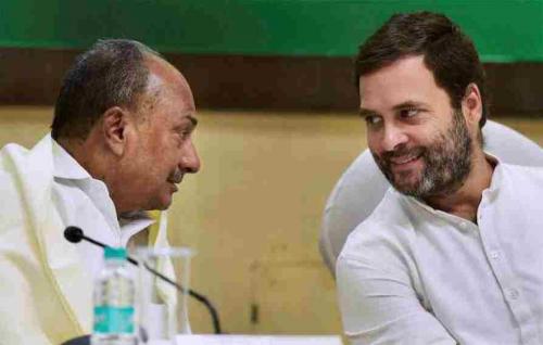 രാഹുൽ ഗാന്ധിയെ അദ്ധ്യക്ഷനാക്കണമെന്ന് എ.കെ ആന്റണി
