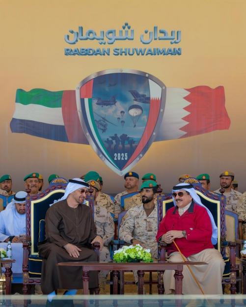 സൗഹൃദം ഊട്ടി ഉറപ്പിച്ച് ബഹ്‌റൈൻ-യു.എ.ഇ സംയുക്ത സൈനികാഭ്യാസം