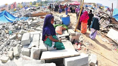 കർണാടകത്തിൽ വീണ്ടും 'ബുൾഡോസർ രാജ്': 60 വീടുകൾ പൊളിച്ചു, 400 പേർ തെരുവിലായി