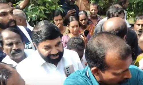 കോട്ടയത്ത് മന്ത്രി വി.എന്‍. വാസവന് നേരേ നാട്ടുകാരുടെ പ്രതിഷേധം