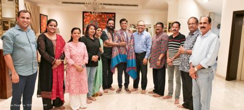 പ്രവാസി ഭാരതീയ എക്സലൻസ് അവാർഡ് ജേതാവ് പമ്പാവാസൻ നായരെ 'പാക്ട്' ആദരിച്ചു