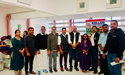 കൊല്ലം പ്രവാസി അസോസിയേഷൻ രക്തദാന ക്യാമ്പ് സംഘടിപ്പിച്ചു കൊല്ലം പ്രവാസി അസോസിയേഷൻ രക്തദാന ക്യാമ്പ് സംഘടിപ്പിച്ചു