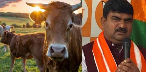 പശുവിനെ കെട്ടിപ്പിടിക്കുന്നത് ബി.പി കുറയ്ക്കും, അസുഖങ്ങൾ തടയും: ഉത്തര്പ്രദേശ് മന്ത്രി പശുവിനെ കെട്ടിപ്പിടിക്കുന്നത് ബി.പി കുറയ്ക്കും, അസുഖങ്ങൾ തടയും: ഉത്തര്പ്രദേശ് മന്ത്രി