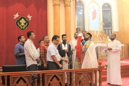 സെന്റ്. മേരീസ് ഇന്ത്യൻ ഓർത്തഡോക്സ് കത്തീഡ്രലിൽ പരിശുദ്ധ ദൈവമാതാവിന്റെ വാങ്ങിപ്പ് പെരുന്നാളിന് കൊടിയേറി സെന്റ്. മേരീസ് ഇന്ത്യൻ ഓർത്തഡോക്സ് കത്തീഡ്രലിൽ പരിശുദ്ധ ദൈവമാതാവിന്റെ വാങ്ങിപ്പ് പെരുന്നാളിന് കൊടിയേറി