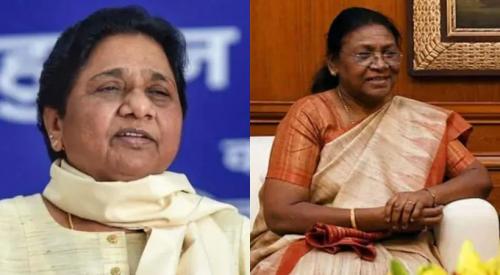 ബിജെപിയോടുള്ള സമീപനത്തിൽ മാറ്റമില്ല, എങ്കിലും ദ്രൗപതി മുർമുവിനെ പിന്തുണയ്ക്കുമെന്ന് മായാവതി ബിജെപിയോടുള്ള സമീപനത്തിൽ മാറ്റമില്ല, എങ്കിലും ദ്രൗപതി മുർമുവിനെ പിന്തുണയ്ക്കുമെന്ന് മായാവതി
