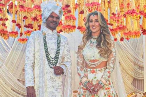 മുൻ ഇന്ത്യൻ ക്രിക്കറ്റ് താരം ശിഖർ ധവാൻ വിവാഹിതനായി