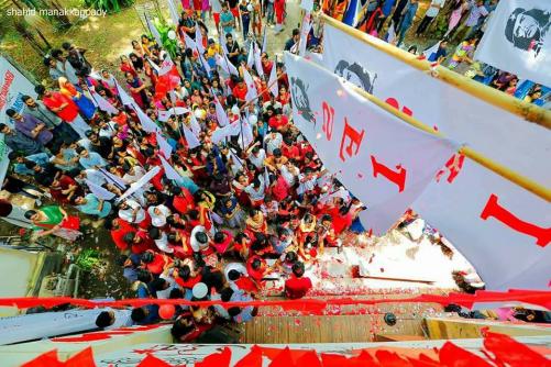 എം.ജി സർവ്വകലാശാല യൂണിയൻ: 27 സീറ്റിലും എസ്.എഫ്.ഐക്ക് വിജയം       