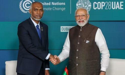 മാലദ്വീപിൽനിന്ന് സൈന്യത്തെ പിൻവലിക്കാൻ ഇന്ത്യ തയ്യാറായതായി പ്രസിഡന്റ് മുഹമ്മദ് മുയിസു മാലദ്വീപിൽനിന്ന് സൈന്യത്തെ പിൻവലിക്കാൻ ഇന്ത്യ തയ്യാറായതായി പ്രസിഡന്റ് മുഹമ്മദ് മുയിസു