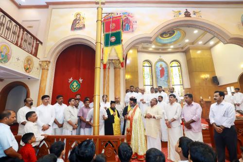 ബഹ്റൈൻ സെന്റ് മേരീസ് ഇന്ത്യൻ ഓർത്തഡോക്സ് കത്തീഡ്രൽ പെരുന്നാളിന് കൊടിയേറി
