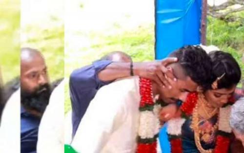 വധൂവരൻമാരുടെ തലമുട്ടിച്ച സംഭവം: കൊല്ലങ്കോട് പൊലീസ് കേസെടുത്തു വധൂവരൻമാരുടെ തലമുട്ടിച്ച സംഭവം: കൊല്ലങ്കോട് പൊലീസ് കേസെടുത്തു