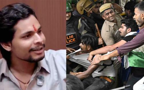 സ്വതന്ത്ര ഭരദ്വാജിനെ അറസ്റ്റ് ചെയ്യണമെന്നാവശ്യപ്പെട്ട് ഡൽഹിയിൽ പോലീസ് സ്റ്റേഷൻ വളഞ്ഞ് സിജെപി