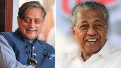 മുഖ്യമന്ത്രി പിണറായി വിജയനെ പുകഴ്ത്തി ശശി തരൂർ മുഖ്യമന്ത്രി പിണറായി വിജയനെ പുകഴ്ത്തി ശശി തരൂർ