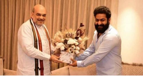 ജൂനിയർ എൻടിആറുമായി കൂടിക്കാഴ്ച നടത്തി അമിത് ഷാ ജൂനിയർ എൻടിആറുമായി കൂടിക്കാഴ്ച നടത്തി അമിത് ഷാ