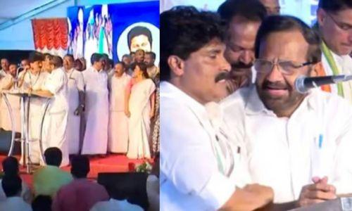 ദേശീയഗാനം തെറ്റിച്ചുപാടി; പാലോട് രവിക്കെതിരെ പരാതി നൽകി BJP