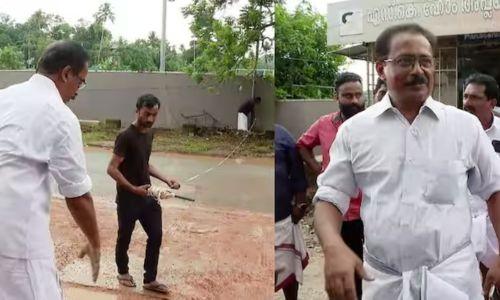 റോഡ് അളക്കാനുള്ള കോൺഗ്രസ് വെല്ലുവിളി ഏറ്റെടുത്ത് വീണാ ജോർജിന്റെ ഭർത്താവ്; കൈയേറ്റം തെളിയിച്ചാല് കെട്ടിടം എഴുതി നല്കാം’ റോഡ് അളക്കാനുള്ള കോൺഗ്രസ് വെല്ലുവിളി ഏറ്റെടുത്ത് വീണാ ജോർജിന്റെ ഭർത്താവ്; കൈയേറ്റം തെളിയിച്ചാല് കെട്ടിടം എഴുതി നല്കാം’
