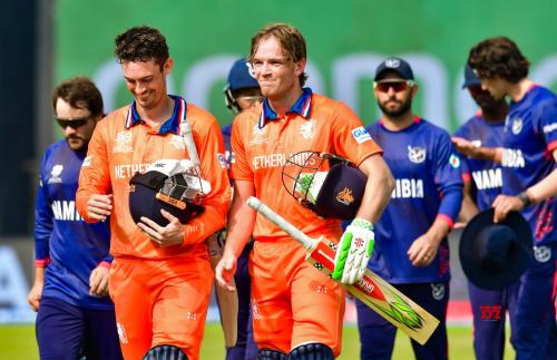 നമീബിയയെ തകർത്ത് നെതർലൻഡ്‌സ്; ബാസ് ഡി ലീഡിന്റെ കരുത്തിൽ ഡച്ച് പടയ്ക്ക് വിജയം