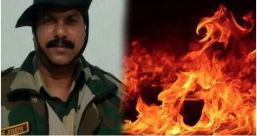 ജമ്മു കാഷ്മീരിൽ ടെന്‍റിന് തീപിടിച്ച് മലയാളി ജവാൻ മരിച്ചു 
