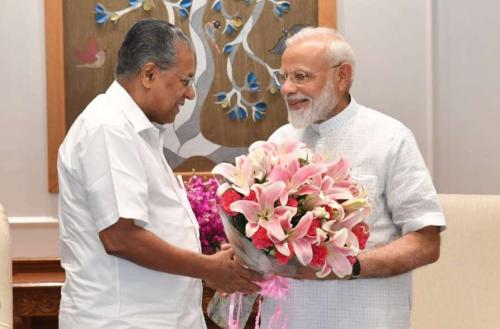 മുഖ്യമന്ത്രി പ്രധാനമന്ത്രിയുമായി കൂടിക്കാഴ്ച നടത്തി