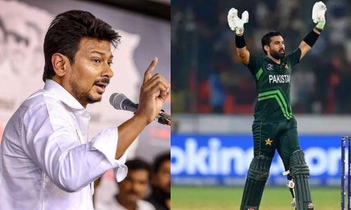 റിസ്വാനെതിരെ ‘ജയ് ശ്രീറാം’ വിളിച്ച് കാണികൾ; തരംതാഴ്ന്ന പ്രവൃത്തിയെന്ന് ഉദയനിധി സ്റ്റാലിൻ റിസ്വാനെതിരെ ‘ജയ് ശ്രീറാം’ വിളിച്ച് കാണികൾ; തരംതാഴ്ന്ന പ്രവൃത്തിയെന്ന് ഉദയനിധി സ്റ്റാലിൻ