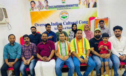ബഹ്റൈൻ ഒ.ഐ.സി.സി പാലക്കാട് ജില്ല കമ്മിറ്റിയുടെ പുതിയ ഭാരവാഹികളെ തെരഞ്ഞെടുത്തു ബഹ്റൈൻ ഒ.ഐ.സി.സി പാലക്കാട് ജില്ല കമ്മിറ്റിയുടെ പുതിയ ഭാരവാഹികളെ തെരഞ്ഞെടുത്തു