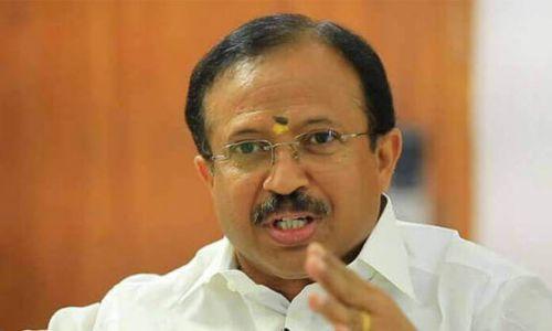 രാജീവ് ചന്ദ്രശേഖറിനെതിരെ കേസെടുത്തത് മതധ്രുവീകരണം ഉന്നമിട്ടെന്ന് വി മുരളീധരൻ