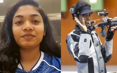 ഏഷ്യൻ ഗെയിംസ് ഷൂട്ടിങ്ങിൽ തിളങ്ങി മലയാളി താരം വിദർശ വിനോദ്; വനിതാ റൈഫിൾ ടീം ഇനത്തിൽ ഇന്ത്യക്ക് വെള്ളി