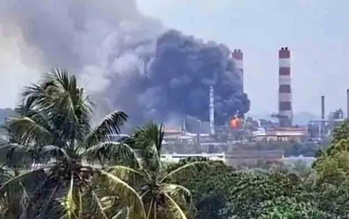 മംഗളൂരു എം.ആർ.പി.എല്ലിൽ വൻ സ്‌‌ഫോടനം; ആളപായമില്ല