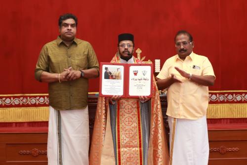 വിശ്വസ്തതാ പ്രതിജ്ഞയിൽ ഒപ്പുവെച്ച് ബഹ്റൈൻ ഇന്ത്യൻ ഓർത്തഡോക്സ് കത്തീഡ്രൽ ഇടവക