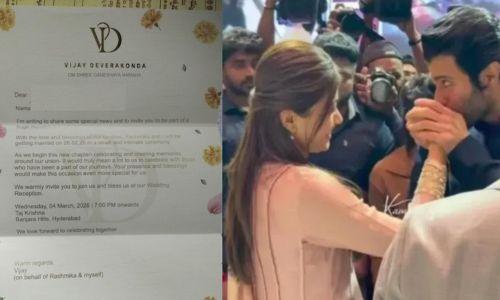 വിജയ് ദേവരകൊണ്ട-രശ്മിക വിവാഹം ഫെബ്രുവരി 26നോ? വൈറലായി വിവാഹക്ഷണക്കത്ത്