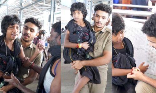 സന്നിധാനത്ത് കൂട്ടം തെറ്റിയ കുഞ്ഞ് മാളികപ്പുറത്തിന് തുണയായി പൊലീസിന്റെ റിസ്റ്റ് ബാൻഡ് സന്നിധാനത്ത് കൂട്ടം തെറ്റിയ കുഞ്ഞ് മാളികപ്പുറത്തിന് തുണയായി പൊലീസിന്റെ റിസ്റ്റ് ബാൻഡ്
