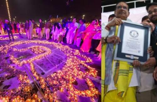 ശിവരാത്രി ദിനത്തിൽ 18.82 ലക്ഷം ദീപങ്ങൾ തെളിയിച്ച് ഉജ്ജയിൻ ഗിന്നസ് റെക്കോഡിലേക്ക്