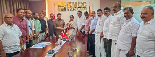 പ്രവാസി ക്ഷേമനിധി പെൻഷൻ കുടിശ്ശിക തീർപ്പാക്കണം: ഡെപ്യൂട്ടി സ്പീക്കർക്ക് നിവേദനം നൽകി കെ.എം.സി.സി ബഹ്‌റൈൻ