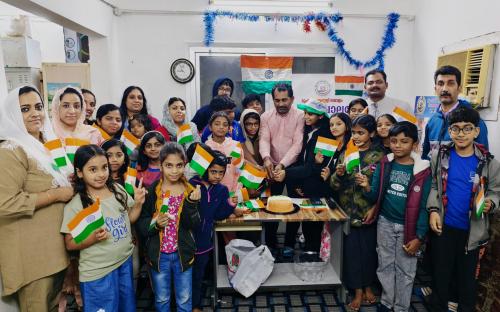 'വൈബ്രന്റ് ഇന്ത്യ': റിപ്പബ്ലിക് ദിനം ആഘോഷിച്ച് എം.എം.എസ് മഞ്ചാടി ബാലവേദി