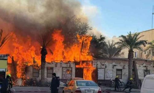 അറാദ് ഹെറിറ്റേജ് വില്ലേജിൽ വൻ തീപിടിത്തം; വ്യാപക നാശനഷ്ടം