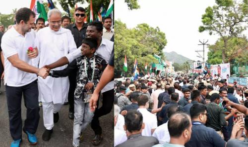 അഗസ്തേശ്വരത്ത് തുടക്കം; ഭാരത് ജോഡോ യാത്രയുടെ രണ്ടാം ദിന പര്യടനം ആരംഭിച്ചു അഗസ്തേശ്വരത്ത് തുടക്കം; ഭാരത് ജോഡോ യാത്രയുടെ രണ്ടാം ദിന പര്യടനം ആരംഭിച്ചു