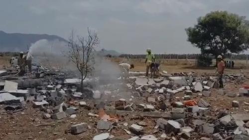 കമ്പത്ത് പടക്കനിർമ്മാണശാലയിൽ വൻ സ്‌ഫോടനം: രണ്ട് മരണം, രണ്ടുപേർക്ക് പരിക്ക്