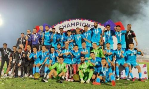 ഫിഫ റാങ്കിങ്ങിൽ അഞ്ച് സ്ഥാനം മെച്ചപ്പെടുത്തി ഇന്ത്യൻ ദേശീയ ഫുട്ബോൾ ടീം ഫിഫ റാങ്കിങ്ങിൽ അഞ്ച് സ്ഥാനം മെച്ചപ്പെടുത്തി ഇന്ത്യൻ ദേശീയ ഫുട്ബോൾ ടീം