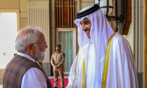 നരേന്ദ്രമോദി ഖത്തർ അമീറുമായി കൂടിക്കാഴ്ച നടത്തി നരേന്ദ്രമോദി ഖത്തർ അമീറുമായി കൂടിക്കാഴ്ച നടത്തി