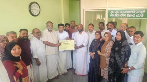 സഫ്വാൻ ചികിത്സാ ധനസഹായം കൈമാറി സഫ്വാൻ ചികിത്സാ ധനസഹായം കൈമാറി