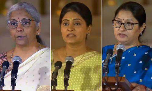നരേന്ദ്രമോദിയുടെ മൂന്നാം മന്ത്രിസഭയിൽ ഏഴ് വനിതാ മന്ത്രിമാർ നരേന്ദ്രമോദിയുടെ മൂന്നാം മന്ത്രിസഭയിൽ ഏഴ് വനിതാ മന്ത്രിമാർ