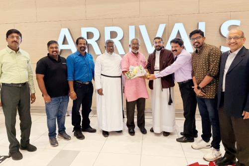 എക്യുമെനിക്കൽ കൺവൻഷന് ഇന്ന് തുടക്കം; റവ. ഡോ. ജേക്കബ് ഡാനിയേലിന് ഊഷ്മള സ്വീകരണം