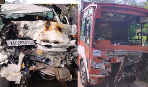 തിരുവനന്തപുരം കല്ലന്പലത്ത് വാഹനാപകടം: അഞ്ച് പേർ മരിച്ചു തിരുവനന്തപുരം കല്ലന്പലത്ത് വാഹനാപകടം: അഞ്ച് പേർ മരിച്ചു