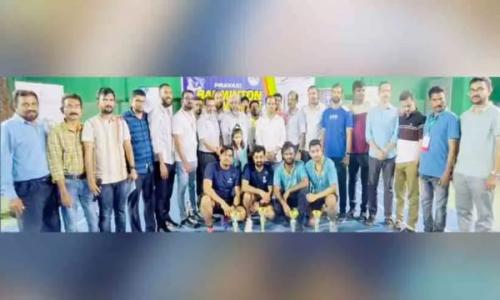 പ്രവാസി ബാഡ്മിന്‍റൺ ടൂർണമെന്റിൽ കിംസ് ഹെൽത്ത് അൽ റബീഹ് വിജയികൾ