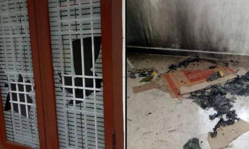 എസ്.ഡി.പി.ഐ −കോൺഗ്രസ് സംഘർഷം: പേരാന്പ്രയിൽ കോൺഗ്രസ് ഒാഫീസ് തകർത്തു      