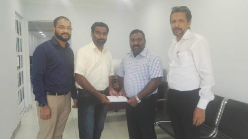 ബഹ്റൈൻ വീ കെയർ ഫൗണ്ടേഷൻ ചികിത്സ സഹായം കൈമാറി