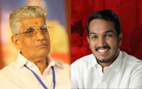 ജെയ്ക് സി. തോമസ് ജി.സുകുമാരൻ നായരുമായി കൂടിക്കാഴ്ച നടത്തി