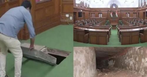 നിയമസഭാമന്ദിരത്തെയും ചെങ്കോട്ടയെയും തമ്മിൽ ബന്ധിപ്പിക്കുന്ന തുരങ്കം കണ്ടെത്തി