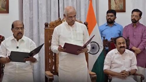 പ്രോടെം സ്പീക്കറായി ജി. സുധാകരൻ സത്യപ്രതിജ്ഞ ചെയ്തു