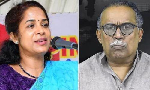 കെ.ജെ. ഷൈനിനെതിരായ സൈബര്‍ ആക്രമണക്കേസ്: കെ.എം. ഷാജഹാൻ ഹാജരായി