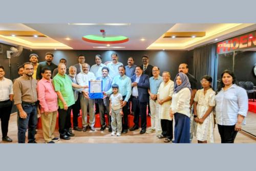 ഡോ. കെ. ഗോപിനാഥ മേനോന് അനുമോദനം നൽകി ഡോ. കെ. ഗോപിനാഥ മേനോന് അനുമോദനം നൽകി